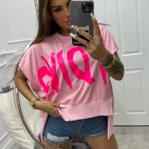Bluzka STDIVO 🍑 Miss City - RÓŻ - DARMOWA DOSTAWA od 99 zł