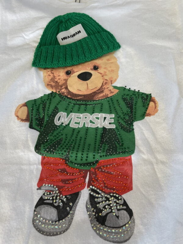 Bluzka/t-shirt włoska Miś - warianty kolorystyczne - obrazek 3