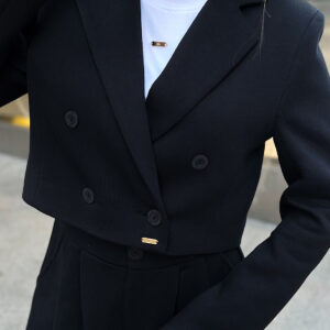 MARYNARKA DAMSKA BG MOMENT | CZARNY