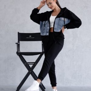 KOMPLET DRESOWY Z JEANSOWYM AKCENTEM - KOLORY