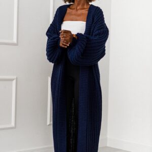 Kardigan (granat) maxi Miss City