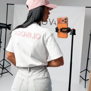 OLAVOGA | T-SHIRT DAMSKI BLUSH | ECRU