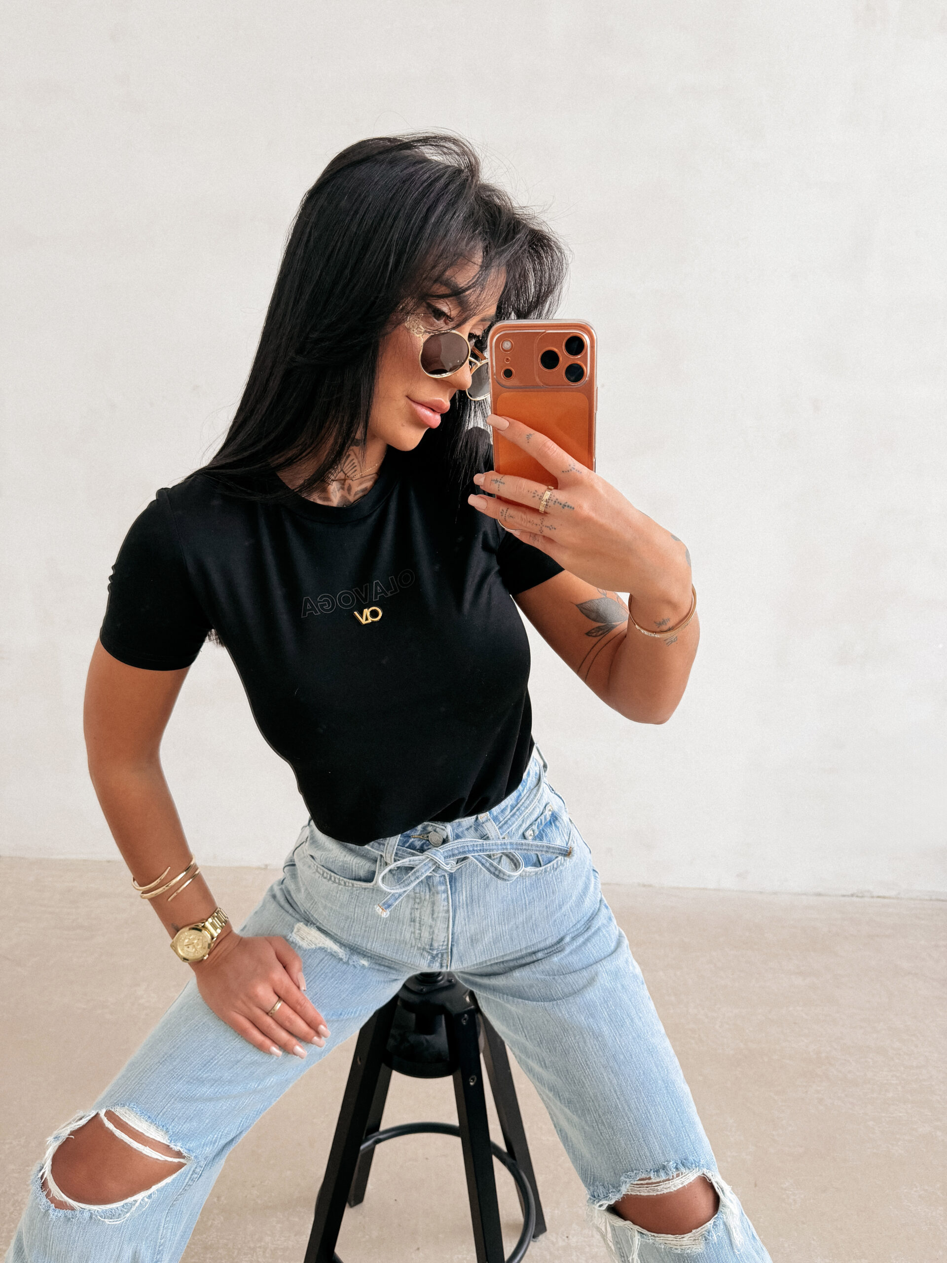 OLAVOGA | T-SHIRT DAMSKI SIENA | BLACK