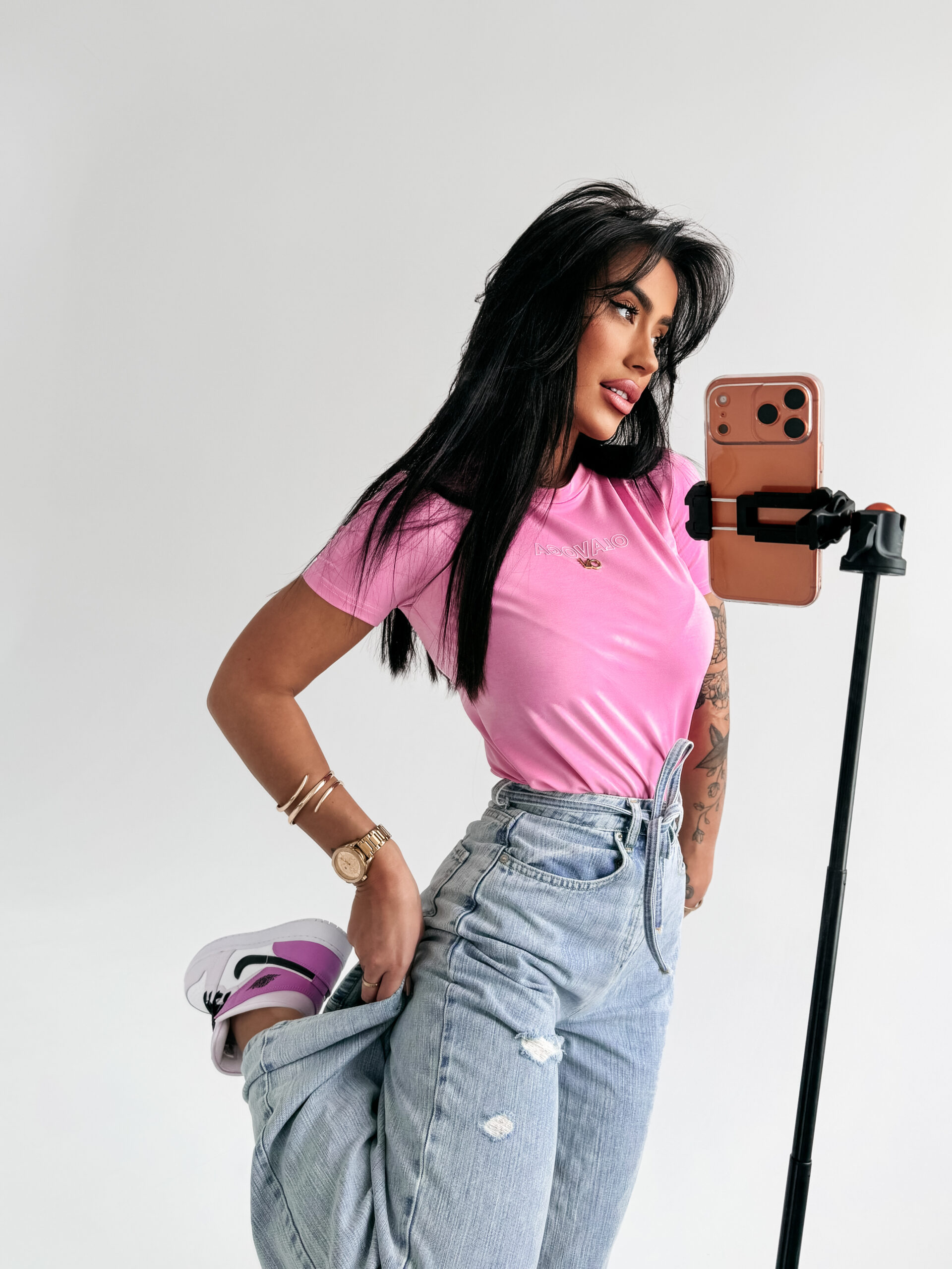 OLAVOGA | T-SHIRT DAMSKI SIENA | PINK