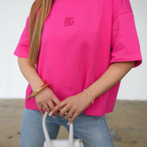 T-SHIRT DAMSKI BG OCEAN | FUKSJA