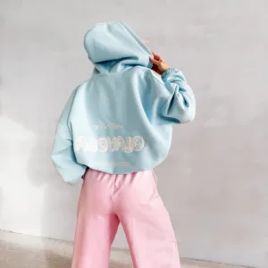 OLAVOGA BLUZA DAMSKA | LASANA | BŁĘKIT