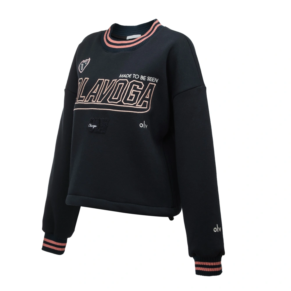 OLAVOGA BLUZA DAMSKA | VESA | GRANATOWA | S - zdjęcie 5