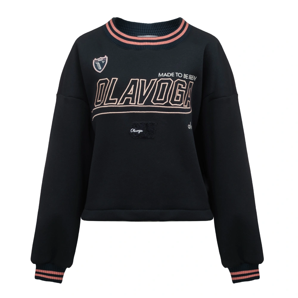 OLAVOGA BLUZA DAMSKA | VESA | GRANATOWA | S - zdjęcie 8