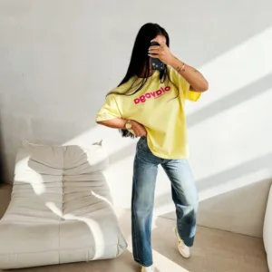 OLAVOGA | T-SHIRT NIMUE | ŻÓŁTY